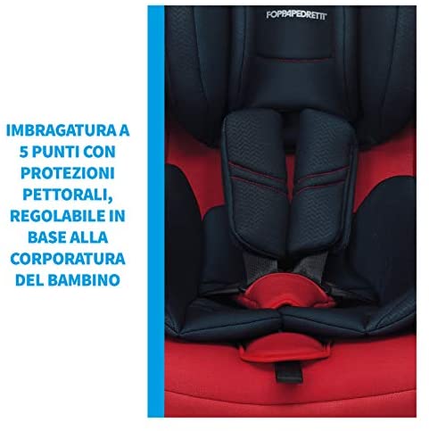 Foppapedretti Mydrive Seggiolino Auto Gruppo 0/1 (0-18kg), per Bambini dalla Nascita Fino a 4 Anni Circa, Grigio (Carbon)