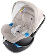 Chicco Oasys Up BebèCare Seggiolino Auto con Dispositivo Anti-abbandono Integrato, 0-6 kg, Gruppo 0+, Beige