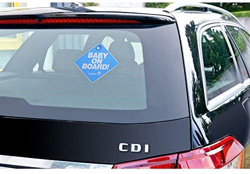 Safety 1st Baby On Board Sign, Blue by Safety 1st