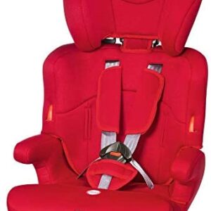 Safety 1st Ever Safe Seggiolino Auto 9-36 Kg, Gruppo 1/2/3 per Bambini dai 9 Mesi fino ai 12 Anni, Facile da Installare, Colore Rosso (Full Red)