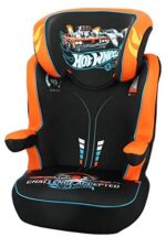nania Rialzo per seggiolino per Bambini RWAY Gruppo 2/3 (15-36kg) - Produzione Francese 100% - Protezioni Laterali - Hotwheels Orange