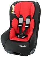 nania Seggiolino Auto Maxim- Gruppo 0/1 (0-18kg) - Produzione Francese 100% - Protezioni Laterali - Access Rouge