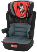 Rialzo per seggiolino per bambini NANIA RWAY gruppo 2/3 (15-36kg) - produzione francese 100% - protezioni laterali - Disney Luxe Mickey