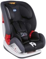 Chicco YOUniverse Seggiolino Auto 9-36 kg Reclinabile, Gruppo 1/2/3 per Bambini da 1 a 12 Anni, Facile da Installare, con Poggiatesta e Cinture Regolabili - Nero