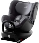 BRITAX RÖMER Seggiolino Auto DUALFIX2 R, Girevole a 360° e Fissaggio ISOFIX, Bambino da 0 a 18 kg (Gruppo 0+/1) dalla Nascita a 4 Anni, Storm Grey