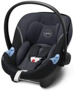 CYBEX Gold Seggiolino Aton M i-Size, Incl. riduttore per neonato, Per bambini da 45 cm a 87 cm, Max. 13 kg, Nero (Granite Black)