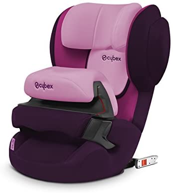 Cybex Silver Juno 2-Fix Seggiolino Auto per Bambini con ISOFIX, Gruppo 1, adatto per 9-18 kg, Viola/Purple Rain
