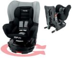 nania - Seggiolino Auto REVO Isofix Girevole a 360° - Gruppo 0/1 (0-18Kg) - Lusso (Grigio)