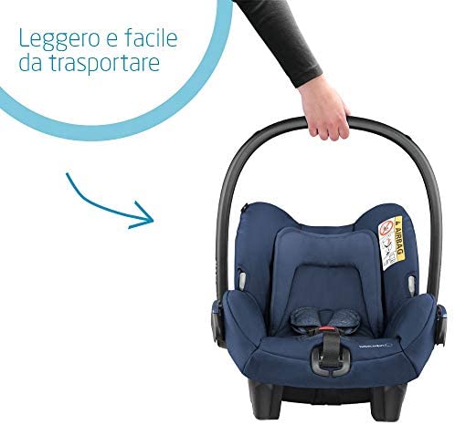 Bébé Confort Seggiolino Auto Citi Ovetto Neonato 0-13 Kg, Nomad Blue