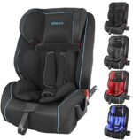XOMAX HQ668 Seggiolino Auto 9-36kg ISOFIX con portabiberon I Crescita con Il Bambino: 1-12 Anni, Gruppo 1/2/3 I Cintura a 5 Punti e Cintura a 3 Punti I Rivestimento sfoderabile e Lavabile