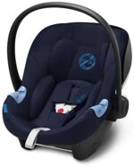 Cybex Gold Aton M i-Size Seggiolino, senza SensorSafe, per Bambini da 45 cm a 87 cm, Massimo 13 kg, Indigo Blue