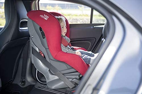 BRITAX RÖMER Seggiolino Auto FIRST CLASS PLUS Installazione con Cinture di Sicurezza Bambini da 0 a 18 kg (Gruppo 1) dalla Nascita fino ai 4 Anni, Wine Rose