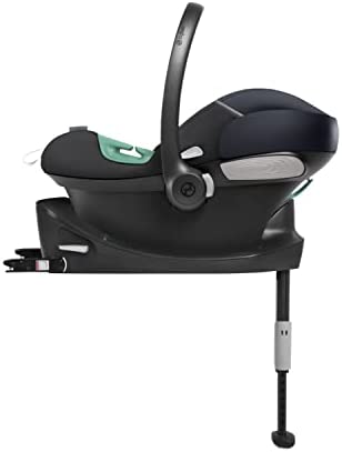 CYBEX Seggiolino auto Aton S2 i-Size, Dalla nascita a circa 24 mesi, Max. 13 kg, Con riduttore per neonato, Compatibile con SensorSafe, Nero (Granite Black)