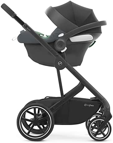 CYBEX Seggiolino auto Aton B2 i-Size, Dalla nascita a circa 24 mesi, Max. 13 kg, Con riduttore per neonato, Compatibile con SensorSafe, Grigio (Steel Grey)