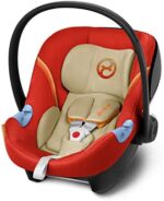Cybex Gold Seggiolino Aton M, Incl. Riduttore per Neonato, dalla Nascita fino a ca. 18 Mesi, Max. 13 kg, Autumn Gold
