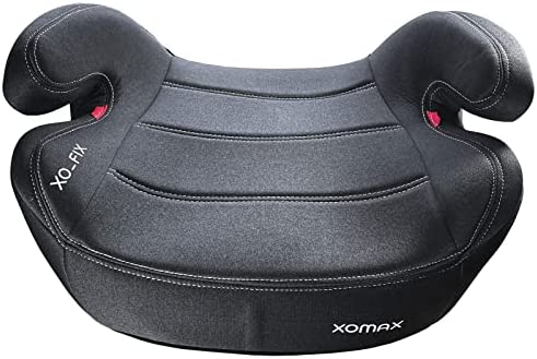 XOMAX XL-311 Seggiolino per bambini con ISOFIX I adattabile I 15-36 kg, 3-12 anni, gruppo 2/3 I rivestimento sfoderabile e lavabile I ECE R44/04 I Grigio scuro