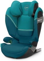 CYBEX Gold Seggiolino Solution S2 i-Fix, Per auto con e senza ISOFIX, 100 - 150 cm, Da circa 3 a 12 anni (15 - 50 kg), Blu (River Blue)