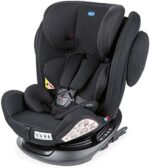 Chicco Unico Plus Seggiolino Auto 0-36 Kg Isofix Girevole A 360° E Reclinabile, Gruppo 0+/1/2/3 Da 0 A 12 Anni, Nero, 58 X 53 X 63 Cm