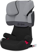 Cybex Silver, Seggiolino Auto Solution X-Fix, Gruppo 2/3, 15-36 kg, con ISOFIX, Grigio (Cobblestone)