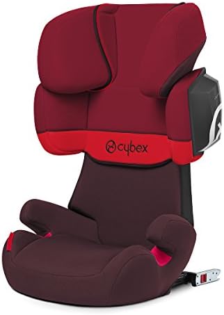 Cybex Silver, Seggiolino Auto Solution X2-Fix, Gruppo 2/3, 15-36 kg, con Isofix, Rumba Red