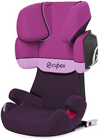 Cybex Silver, Seggiolino Auto Solution X2-Fix, Gruppo 2/3, 15-36 kg, con Isofix, Purple Rain