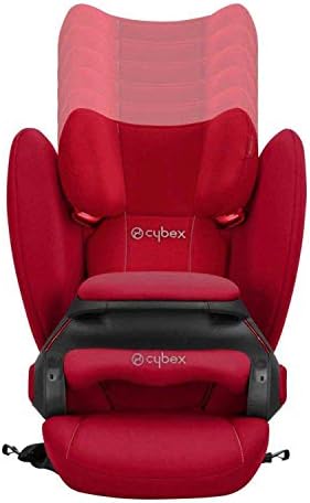 Cybex Silver Seggiolino per bambini, seggiolino auto per bambini, Pallas B-Fix, per auto con o senza ISOFIX, gruppo 1/2/3 (9 - 36 kg), da 9 mesi a 12 anni ca.; dynamic red