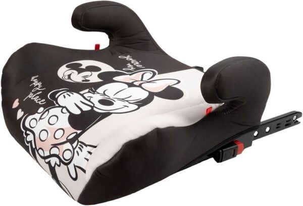 Alzabimbo ISOFIX Disney Minnie adatto a bambini con altezza da 125 a a150 cm topolina seggiolino rosa sicurezza, alzatina per auto, rialzo, seduta per bambini