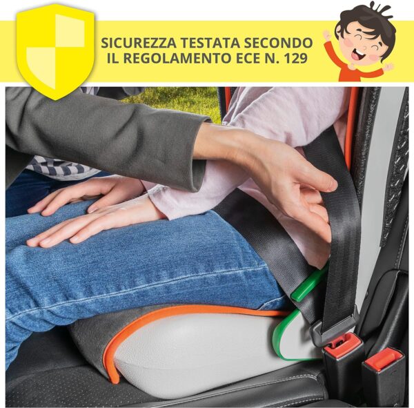 Walser Seggiolino Auto Noemi, seggiolino Auto Pieghevole con Regolabile in Altezza, Testato ECE R129, cresce con Il Bambino 3-8 Anni Antracite/Blu