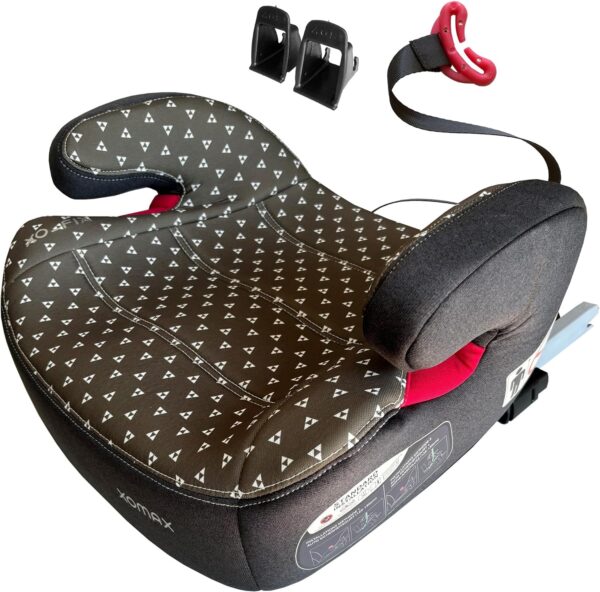 XOMAX XL-313 Seggiolino per bambini con ISOFIX e guida per cintura I cresce 15-36 kg, circa 3-12 anni, statura da 125 a 150 cm, gruppo 2/3 I, rivestimento rimovibile e lavabile, ECE R129 I