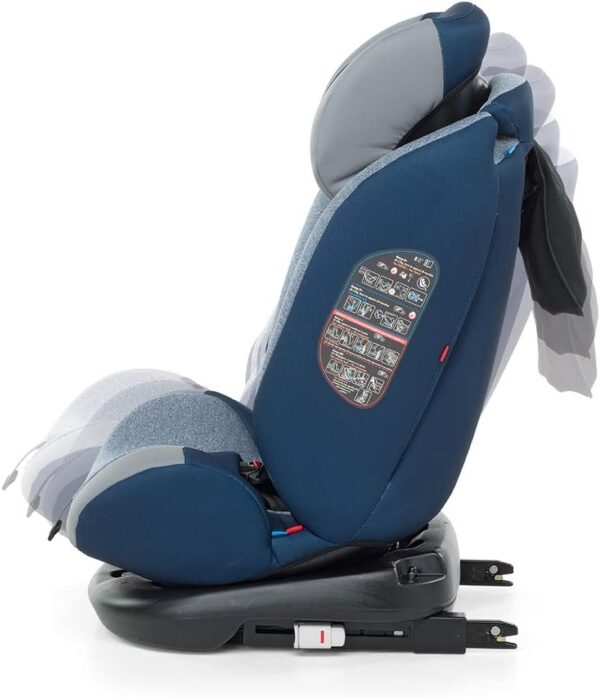 Foppapedretti Iturn DuoFix Seggiolino Auto Gruppo 0+/1/2/3 (0-36 Kg) per Bambini dalla nascita fino a 12 Anni circa, Cherry