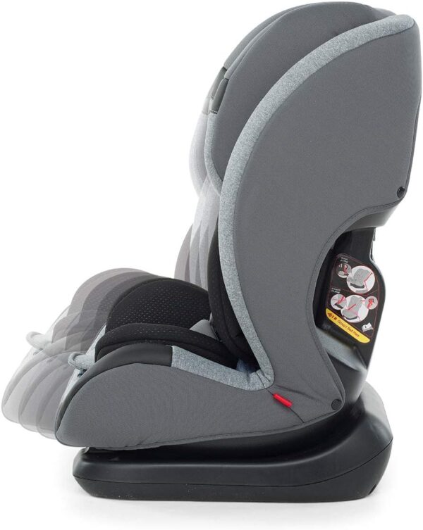 Foppapedretti Re-Klino Seggiolino Auto senza IsoFix, Gruppo 1/2/3 (9-36 Kg), per Bambini da 9 Mesi a 12 Anni circa, Cherry