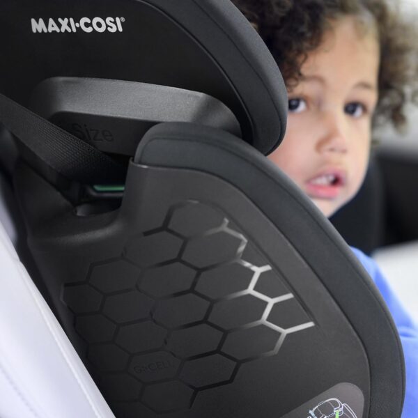 Maxi-Cosi RodiFix M i-Size, Seggiolino Auto 15-36 kg isofix, 3,5-12 anni, 100-150 cm, Seggiolino auto ISOFIX, Protezione Impatti Laterali G-CELL, Altezza Regolabile, colore Basic Black