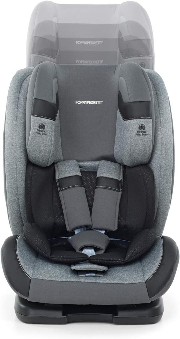 Foppapedretti Re-Klino Seggiolino Auto senza IsoFix, Gruppo 1/2/3 (9-36 Kg), per Bambini da 9 Mesi a 12 Anni circa, Cherry