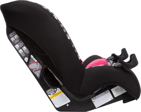 Disney Baby Jive - Seggiolino auto convertibile 2 in 1, rivolto all'indietro da 2,3 a 18,1 kg e rivolto in avanti da 10 a 29,5 kg, a righe Minnie