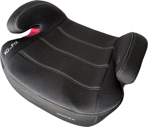 XOMAX XL-313 Seggiolino per bambini con ISOFIX e guida per cintura I cresce 15-36 kg, circa 3-12 anni, statura da 125 a 150 cm, gruppo 2/3 I, rivestimento rimovibile e lavabile, ECE R129 I, grigio