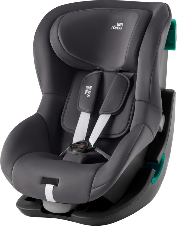 Seggiolino BRITAX RÖMER KING PRO, per neonati da 76 a 105 cm (i-Size) senza ISOFIX, 15 mesi - 4 anni, Midnight Grey