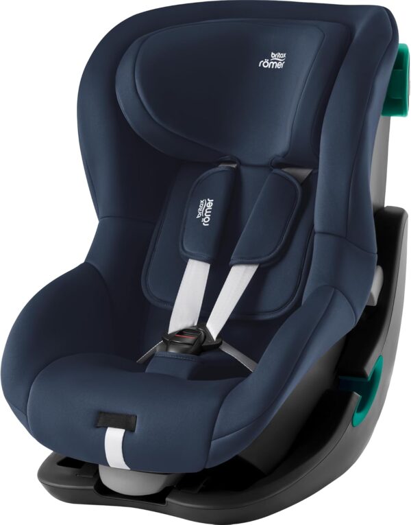 Seggiolino BRITAX RÖMER KING PRO, per neonati da 76 a 105 cm (i-Size) senza ISOFIX, 15 mesi - 4 anni, Night Blue