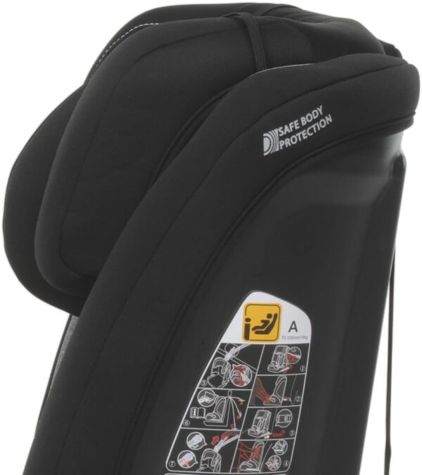 Foppapedretti Seggiolino Auto Street I-Size, per bambini da 76 a 150 cm di altezza, 15mesi-12 anni, conforme ECE R129, Fissaggio a 3 punti, Safe Body Protection, Protezione Impatti Laterali, Carbon