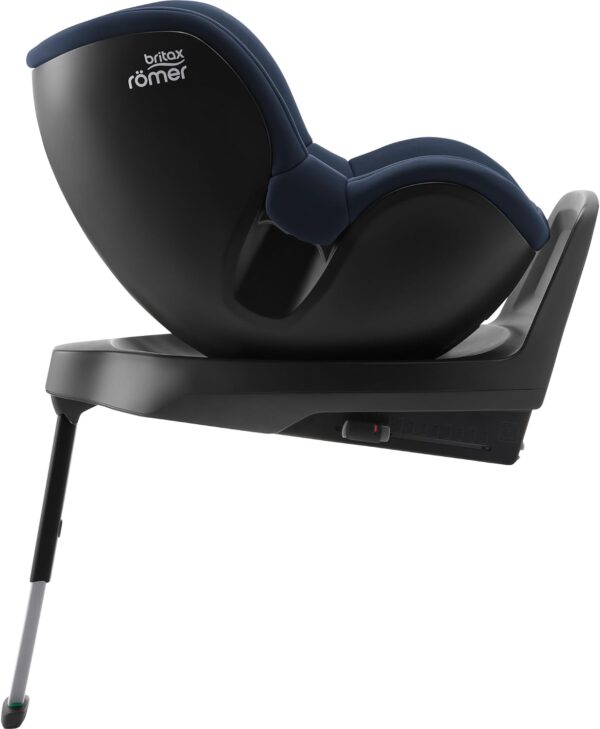 BRITAX RÖMER Seggiolino Auto DUALFIX PLUS Girevole a 360°, con Inserto Neonato e Sistema di Fissagio ISOFIX, Bambini da 40-105 cm (i-Size), dalla Nascita fino ai 4 anni, Night Blue