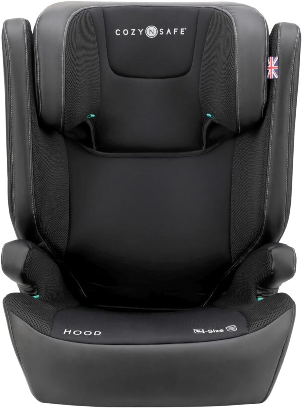 COZY N SAFE Hood i-Size Seggiolino auto 100-150 cm/4-12 anni/gruppo 2/3 senza isofix imbottitura morbida e profonda