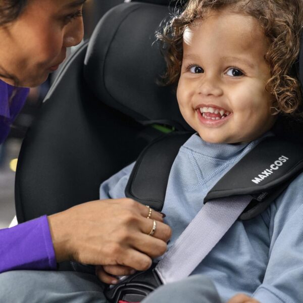 Maxi-Cosi Titan S Comfort i-Size, Tessuti Traspiranti, Seggiolino Auto ISOFIX, 15 mesi - 12 anni (76-150 cm), Seggiolino Auto Reclinabile 5 posizioni, 13 Posizioni Poggiatesta, G-CELL, Authentic Black