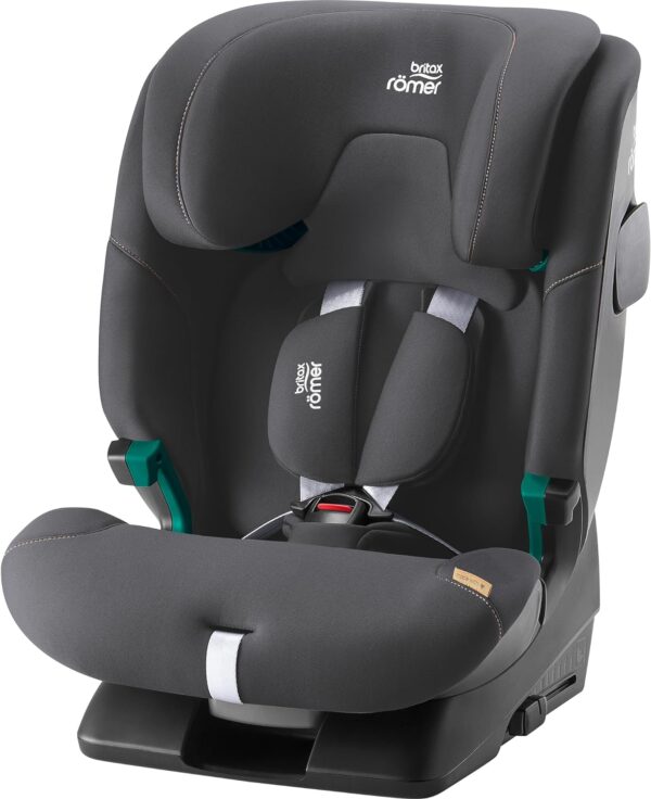 BRITAX RÖMER Seggiolino ADVANSAFIX 2 Z-LINE, per bambini da 76 a 150 cm (i-Size) con e senza ISOFIX, da 15 mesi a 12 anni, Midnight Grey