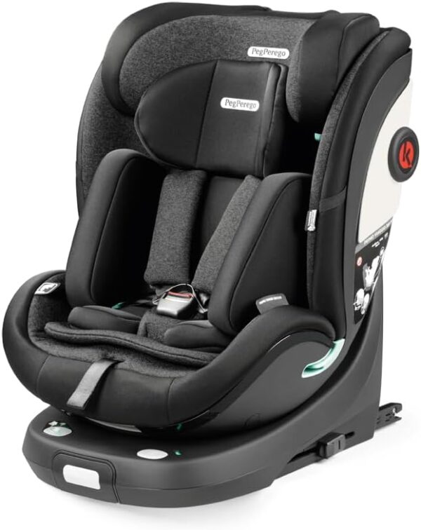 Peg Perego Primo Viaggio 360 EVO Seggiolino Auto Evolutivo All-In-One con ISOFIX, Girevole, Reclinabile, per Bambini dalla nascita a 150 cm (0-12 anni), 0-36 kg, Planet