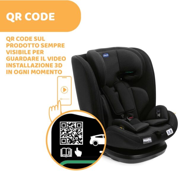 Chicco Seggiolino Auto Mokita I-Size, con Sistema Isofix, per Bambini di Altezza Compresa Tra 76 e 150 cm, Utilizzabile a Partire dai 15 Mesi, Riduttore incluso