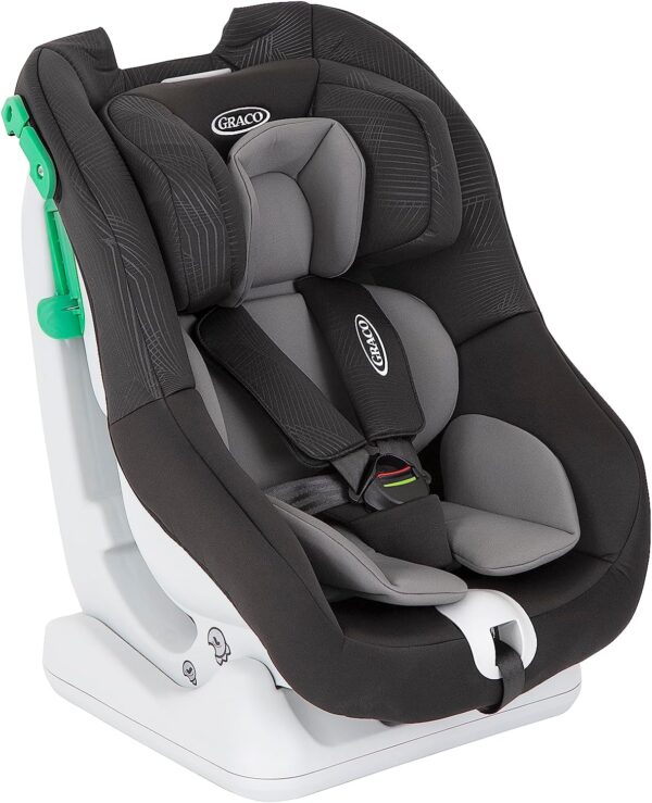 Graco - Extend™ LX R129 Seggiolino auto evolutivo, per bambini da 40 a 105 cm (dalla nascita fino ai 4 anni circa), installazione con cintura di sicurezza, colore Midnight