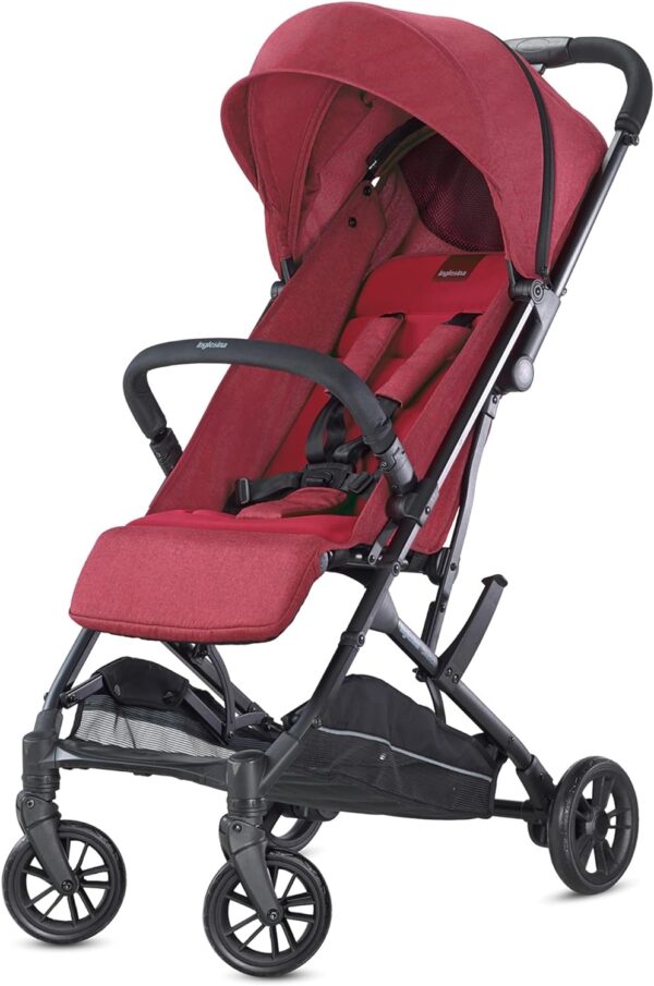 Inglesina Sketch Passeggino Leggero e Compatto, Rosso, Confortevole, fino a 17kg, Chiusura una Mano, UPF 50+