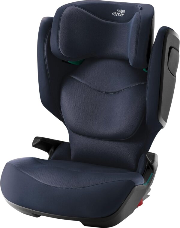 Seggiolino auto BRITAX RÖMER KIDFIX M i-Size, per bambini da 100-150 cm (i-Size) con e senza ISOFIX, 3,5-12 anni, Night Blue - Style