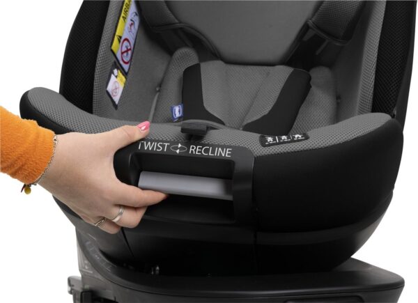 Chicco Everone I-Size, Seggiolino Auto con Sistema Twist-Recline con 3 Posizioni, Omologato ECE R129/03, Girevole A 360° E Reclinabile, Gruppo 0+/1/2/3 Da 0 A 12 Anni