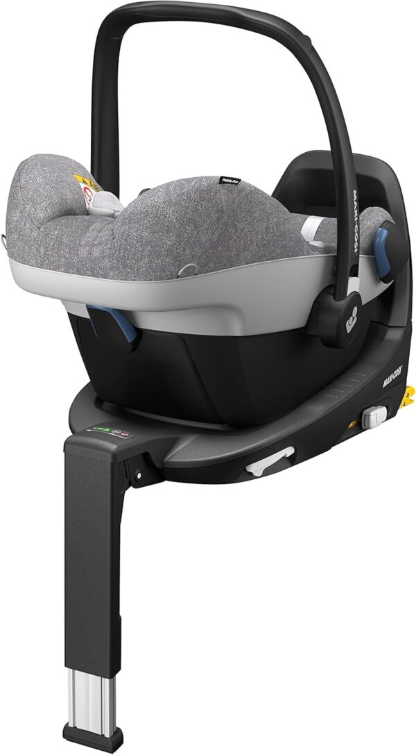 Maxi-Cosi Familyfix3 Base ISOFIX, Compatibile Con I Seggiolini Auto Coral, Pebble Plus, Pebble Pro, Pearl Pro2 e Pearl Smart I-size, Dalla Nascita Ai 4 Anni, 40-105 Cm, 0-18 kg, Black