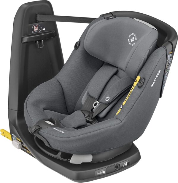 Maxi-Cosi Axissfix Seggiolino Auto Isofix Girevole 360°, Reclinabile 4 Comode Posizioni, ECE R129 + Dispositivo Anti Abbandono Seggiolino Auto Allarme Seggiolino Auto Salva Bebe Sensore Antiabbandono